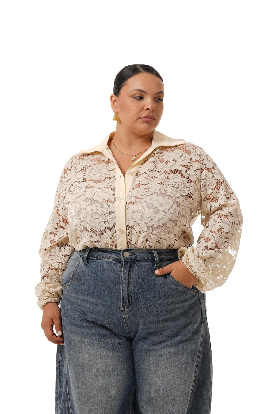 Body Glow Merletto Beige
