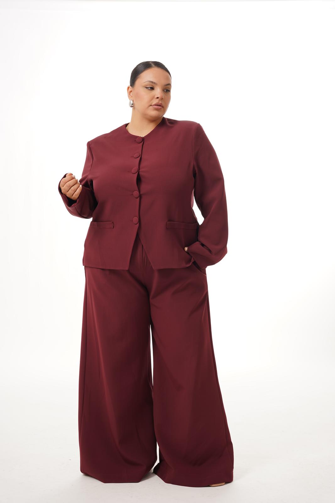 Tailleur Zaira Bordeaux