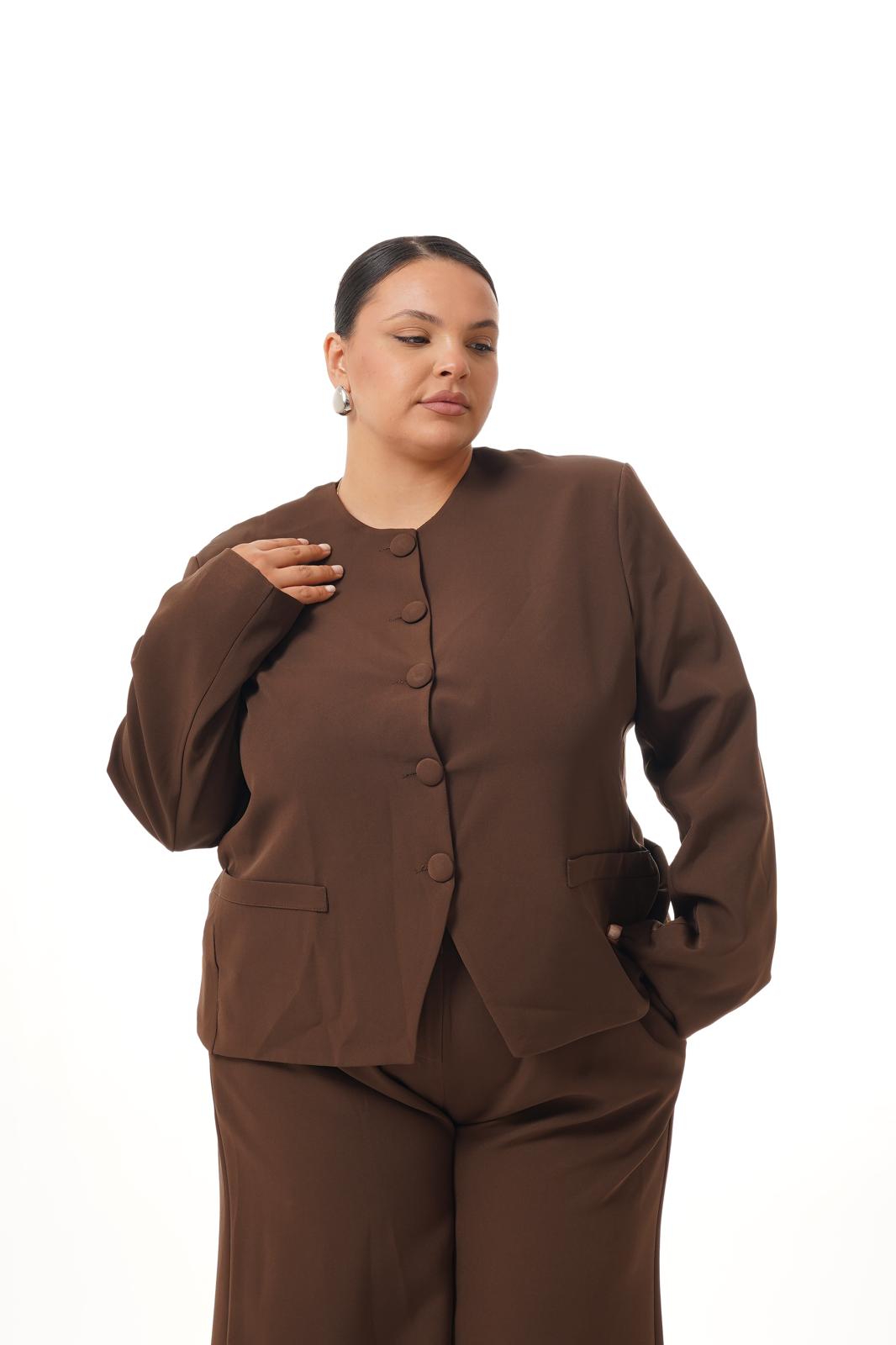 Tailleur Zaira Marrone