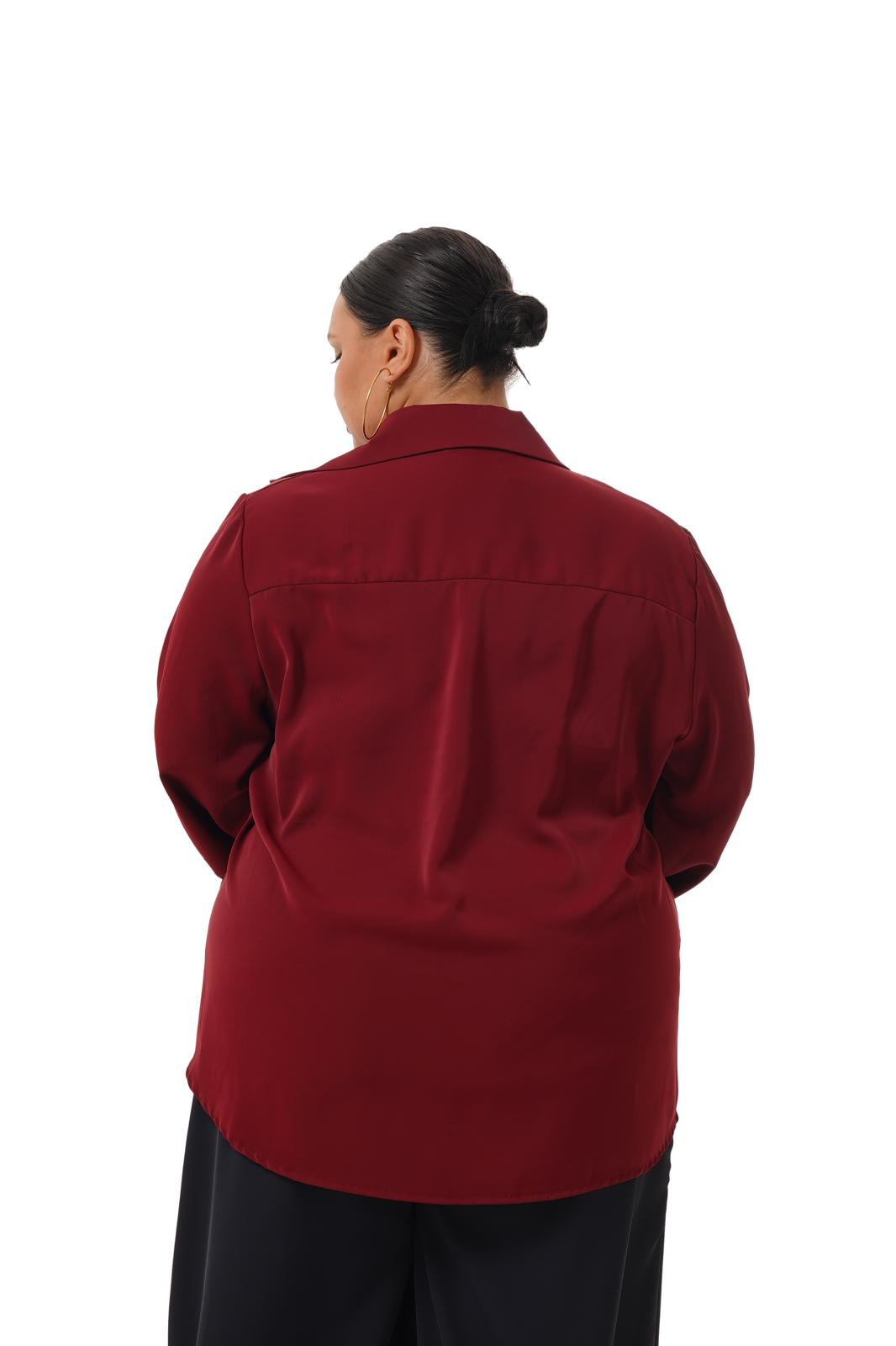 Camicia Honey Bordeaux