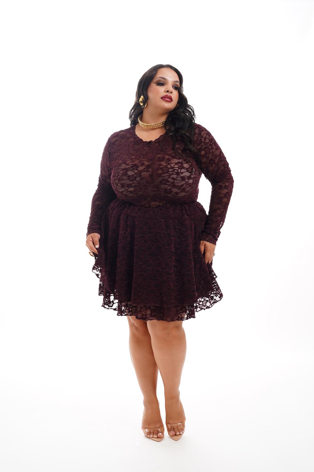 Pantagonna Pizzo E Velluto Bordeaux