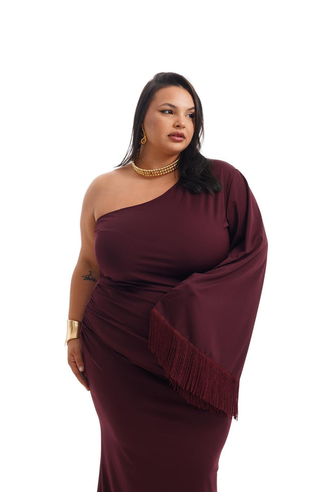 Dress Serafina Bordeaux