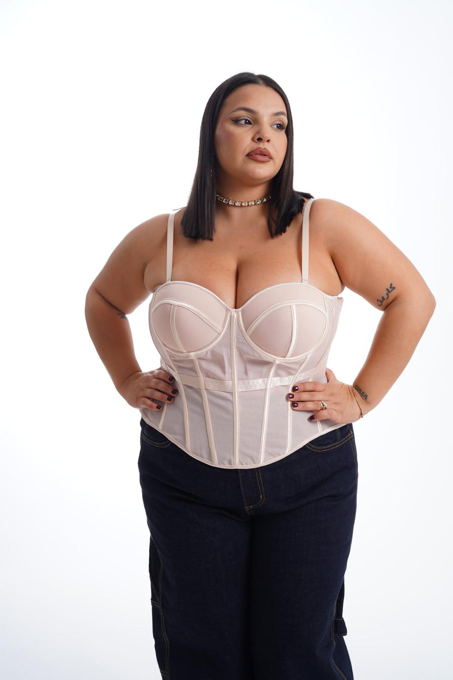 Corsetto Steccato Carne