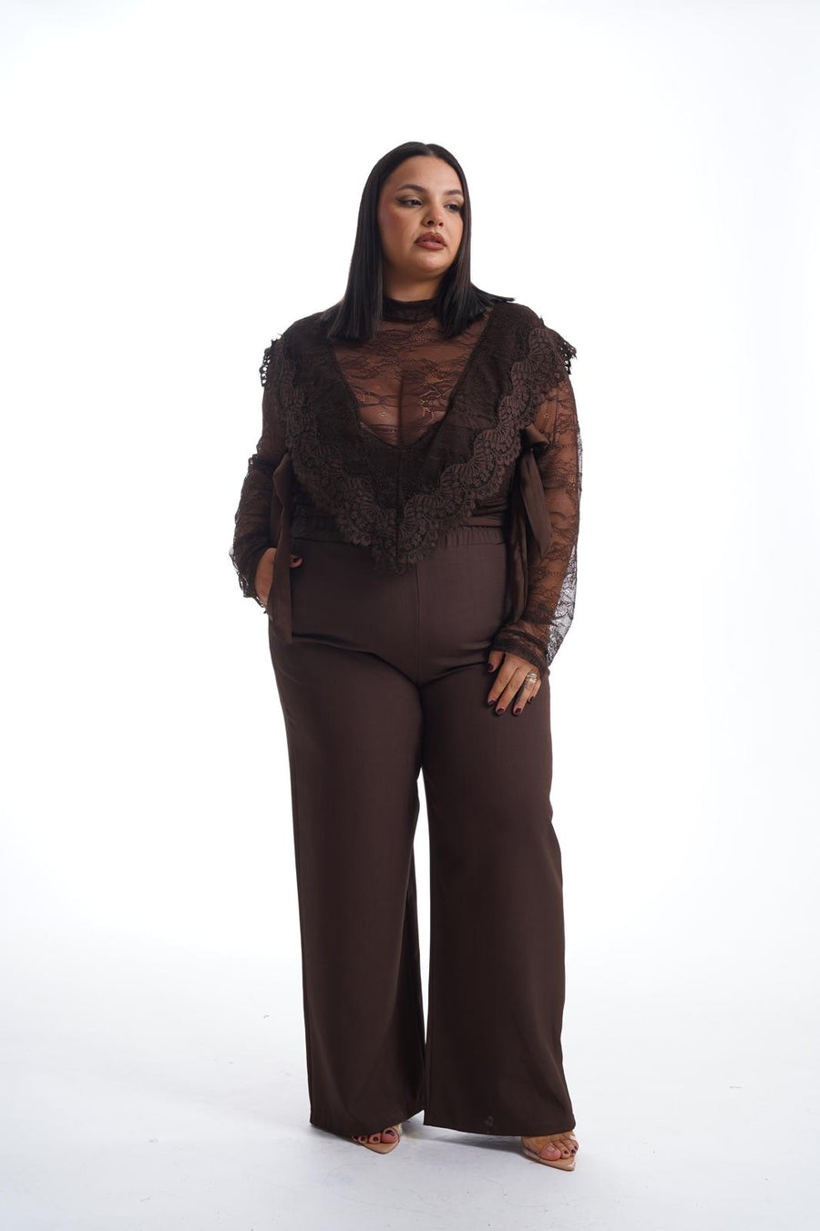 Pantalone Model Marrone