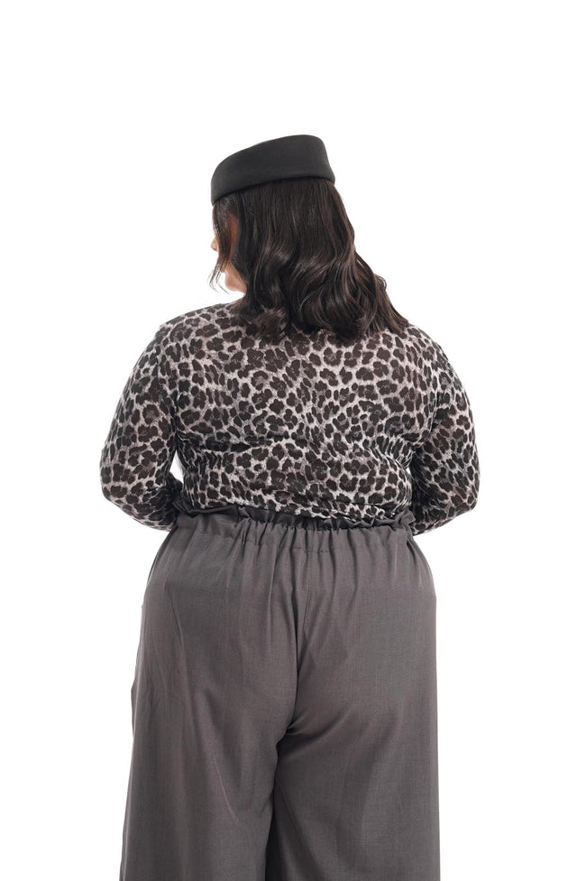Maglia In Cashmere Maculato Nero