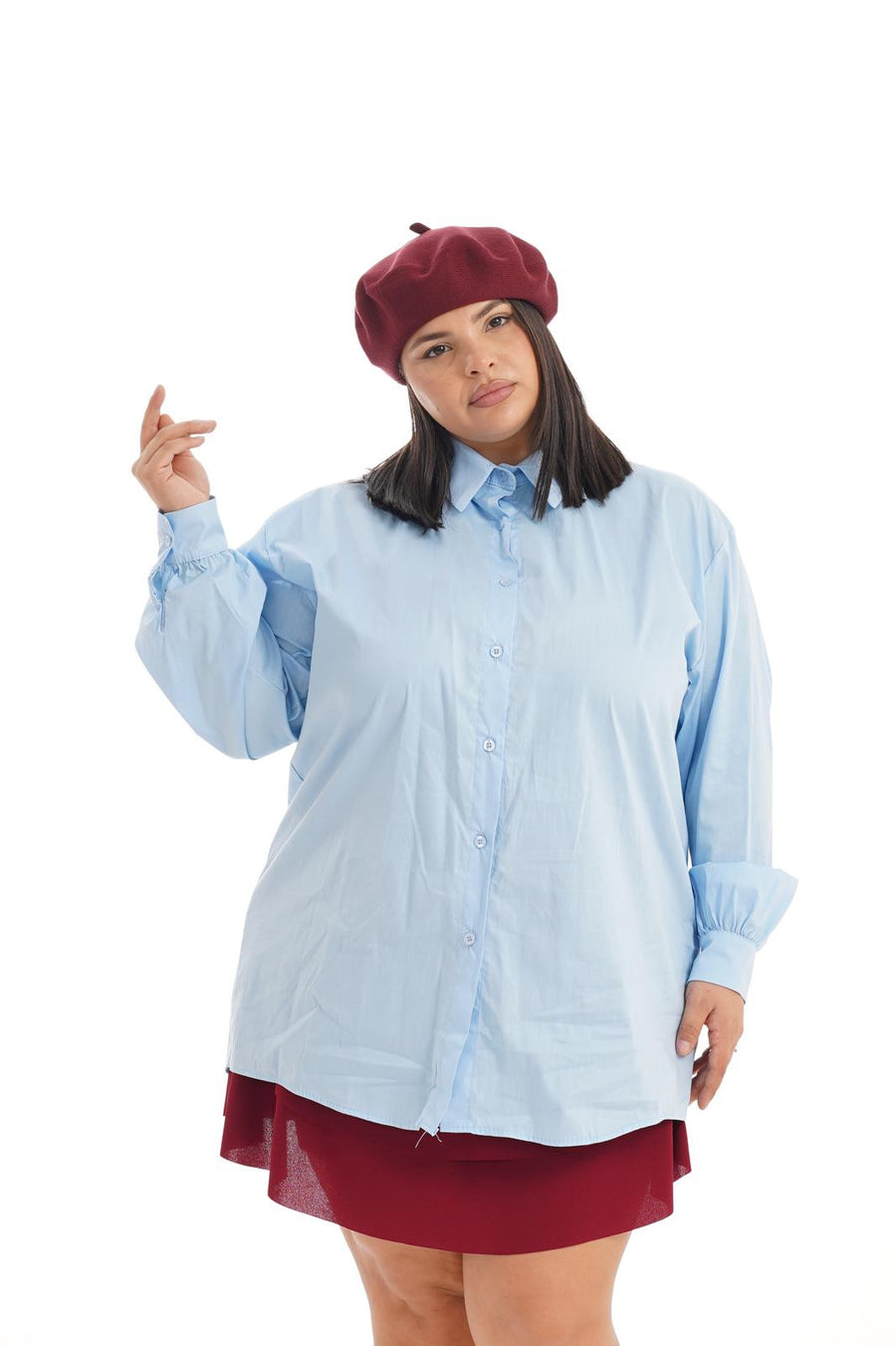 Camicia Basic Azzurro