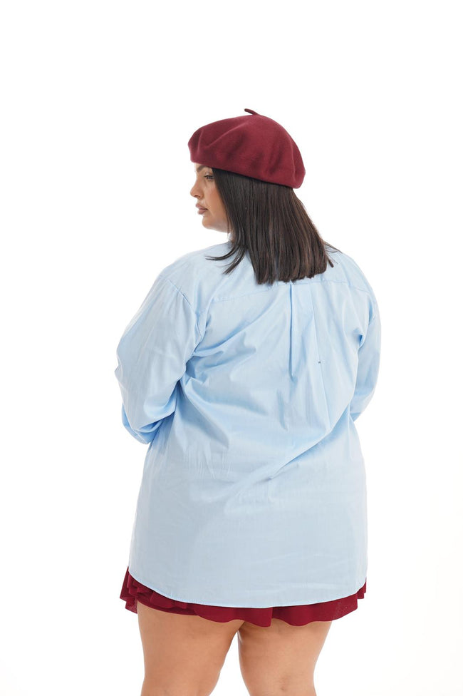 Camicia Basic Azzurro