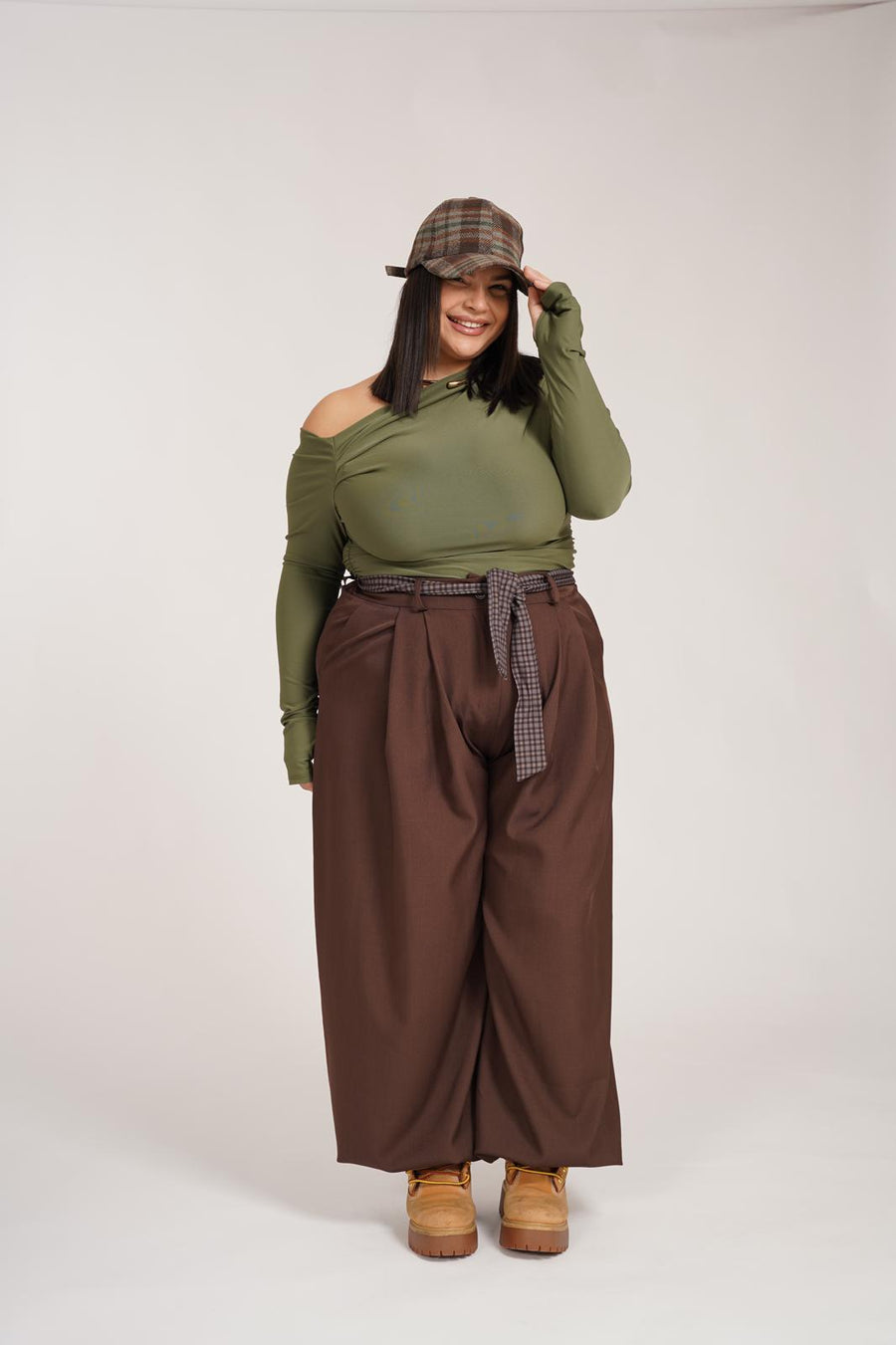 Pantalone Scozia Marrone