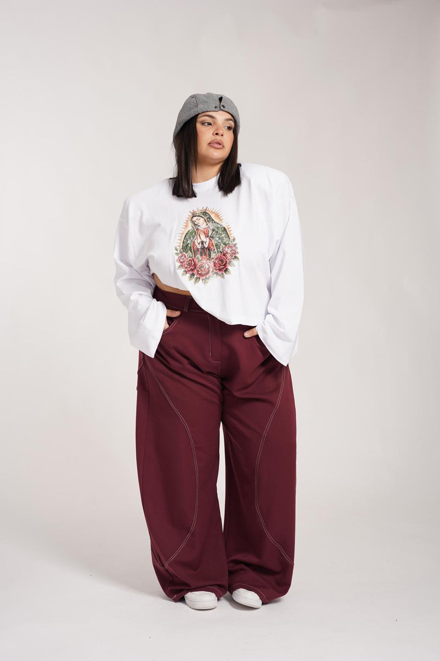 Pantalone Line Bordeaux