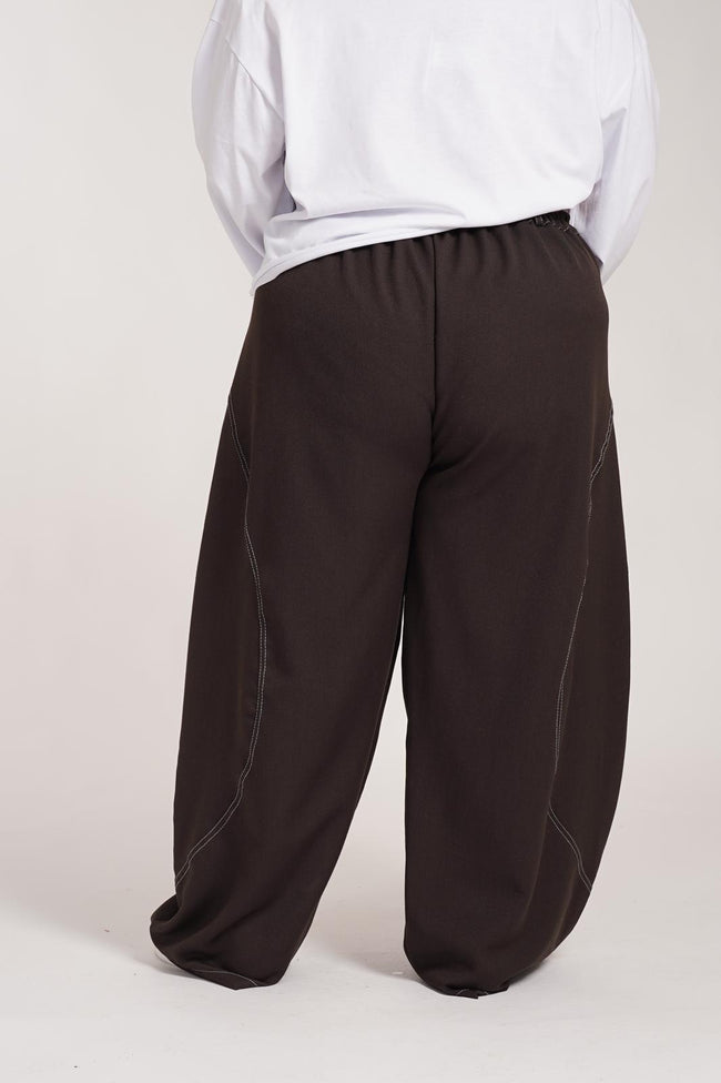Pantalone Line Marrone
