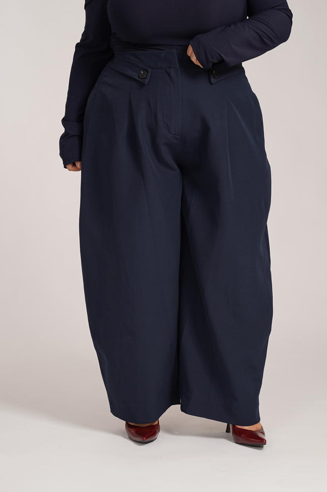 Pantalone Bottoncino Blu