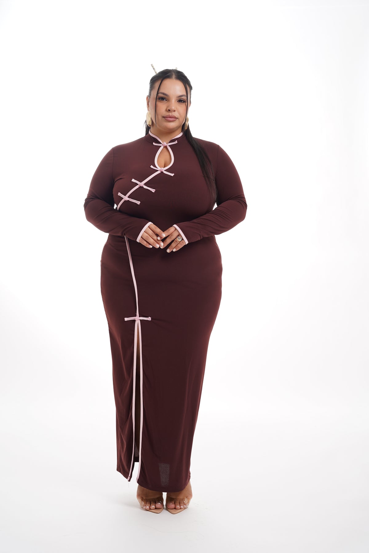 Dress Shangai Bordeaux