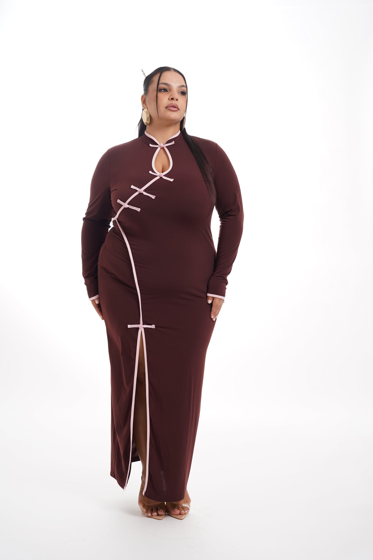 Dress Shangai Bordeaux