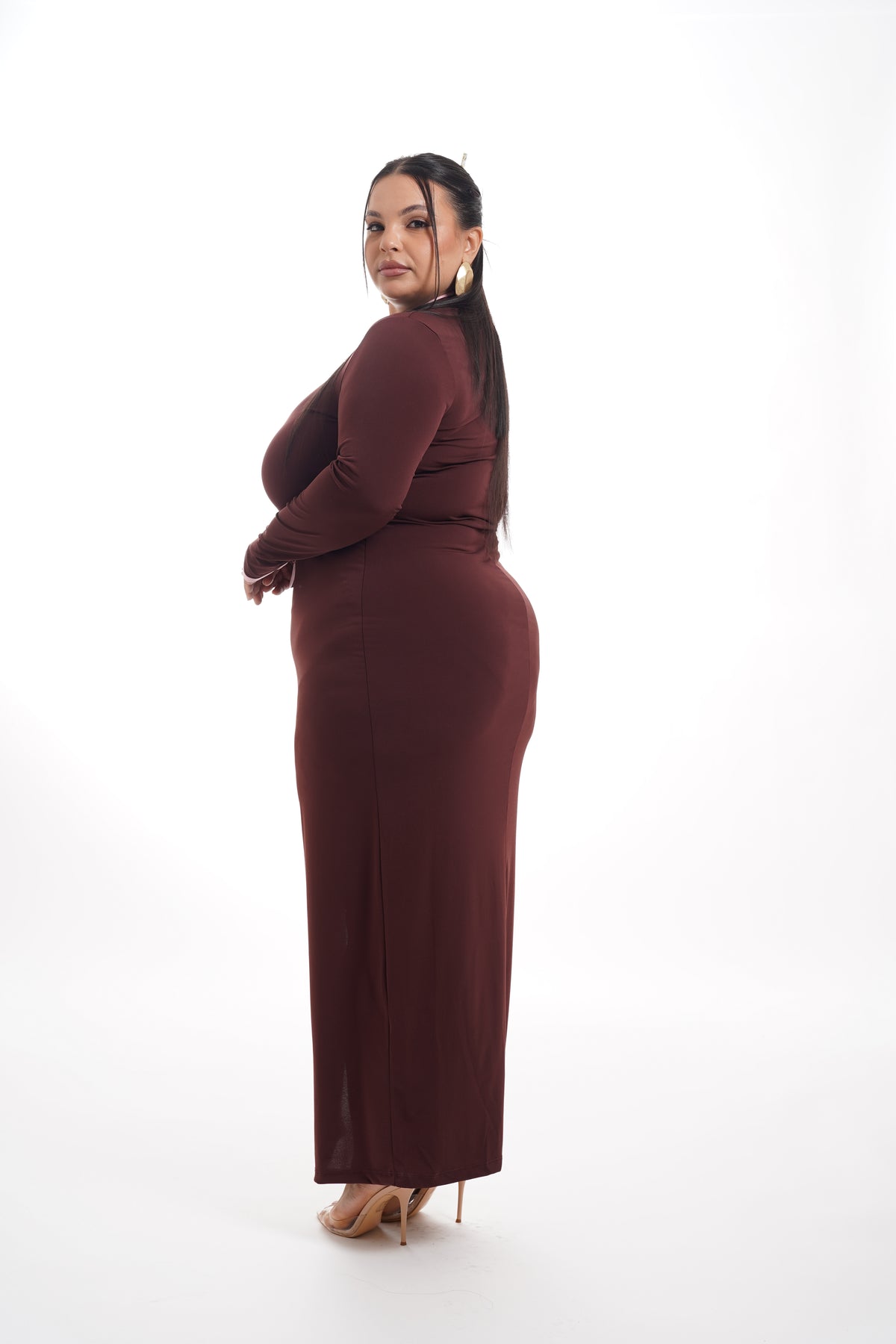 Dress Shangai Bordeaux