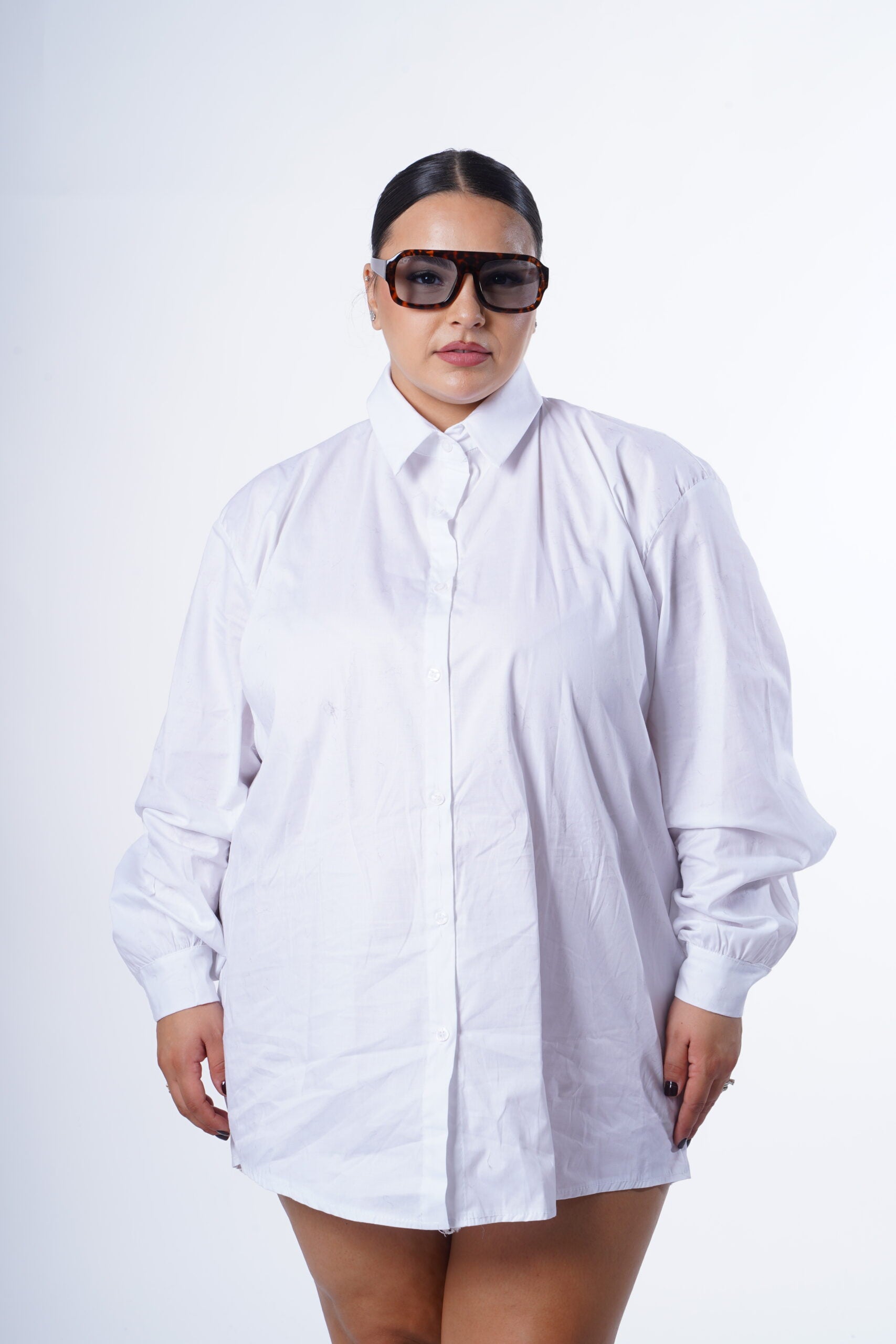 Camicia Basic Oversize Bianca