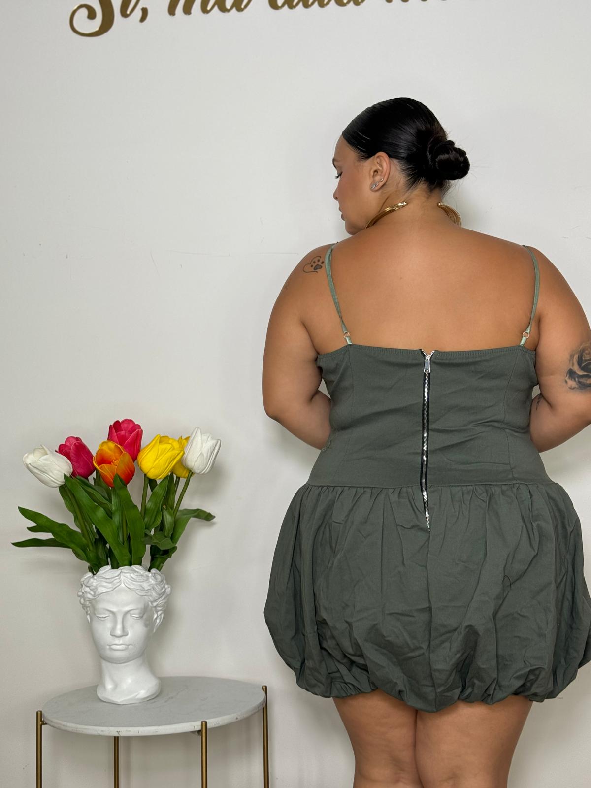 Dress Jennifer Verde Militare