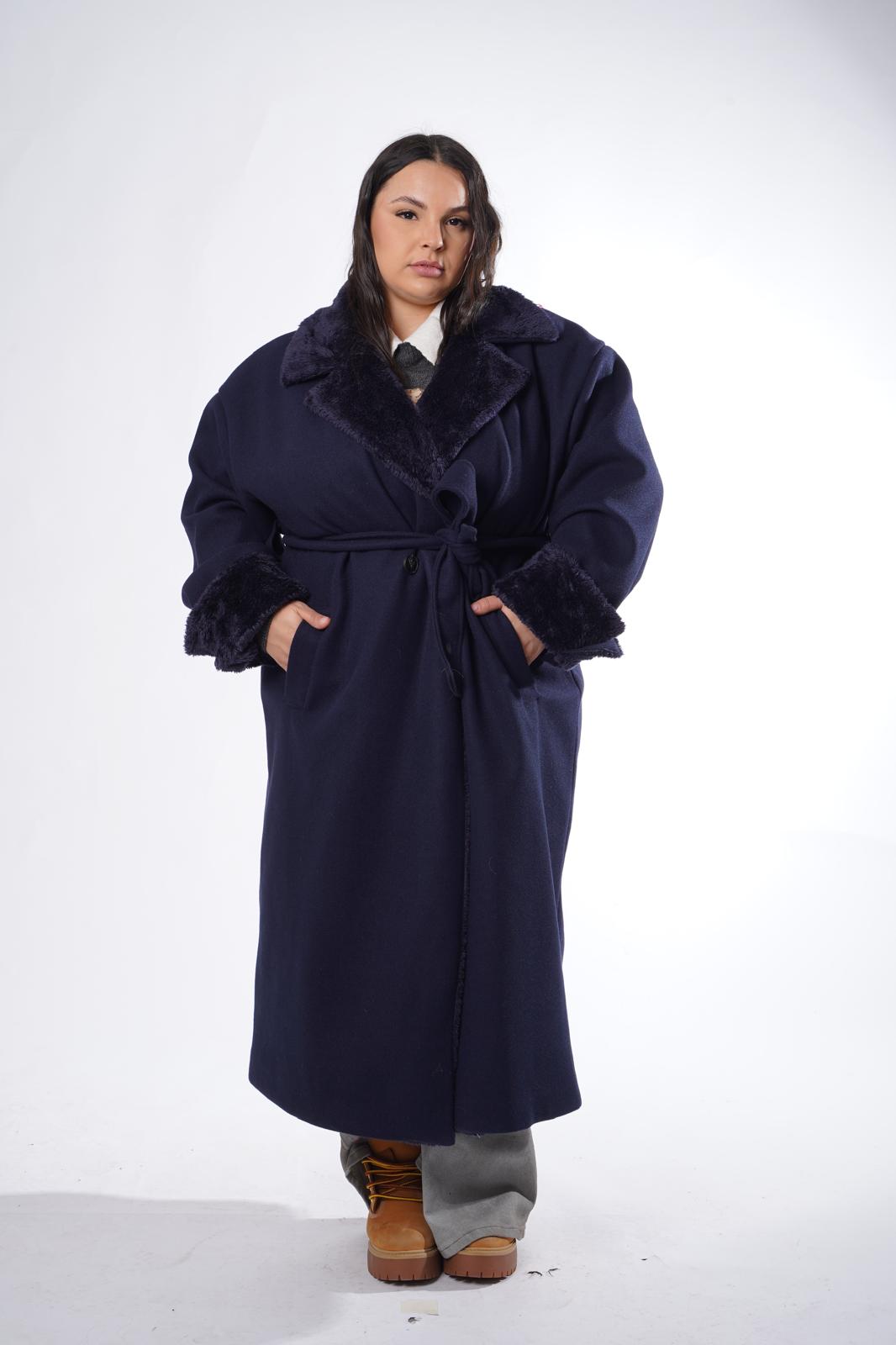 Cappotto Cortina Blu