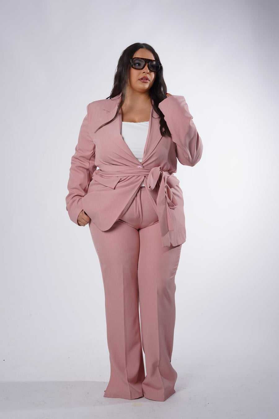 Tailleur Daniela rosa antico