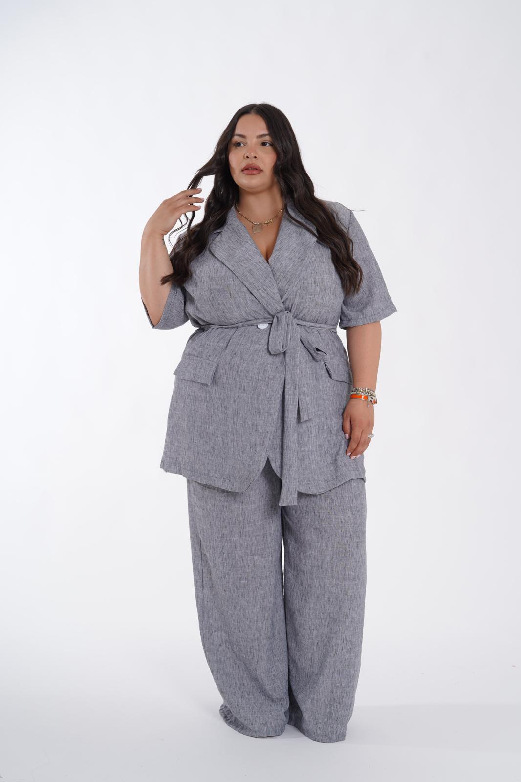 Tailleur Maya grigio