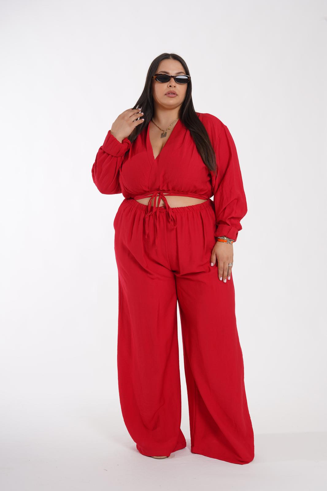 Coordinato Adele rosso