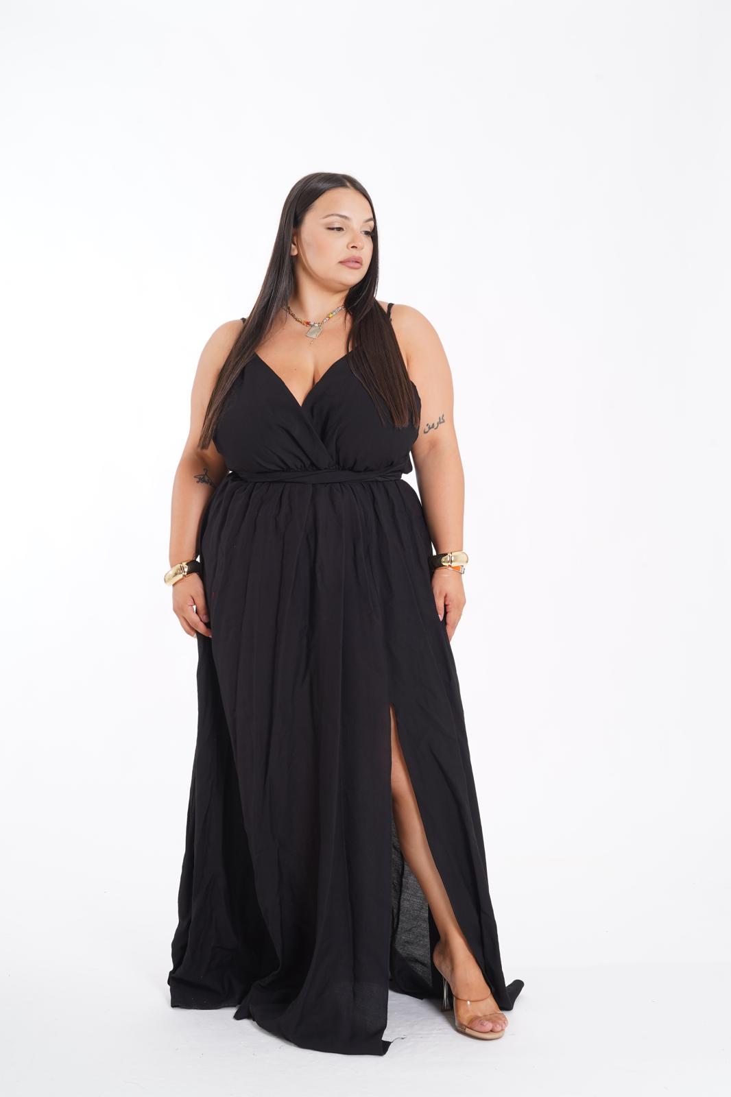 Dress a incrocio Monique nero