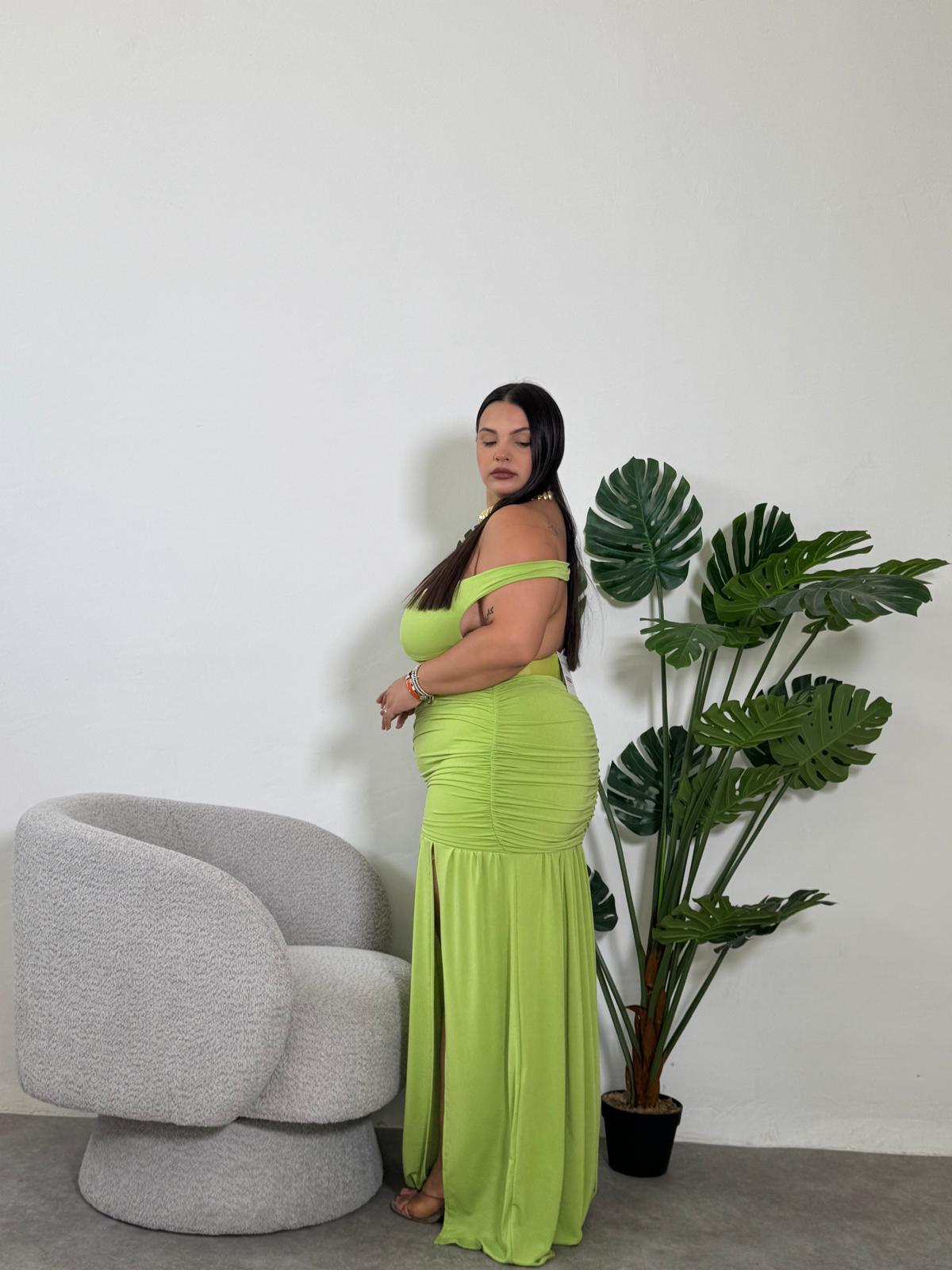 Dress Japan Velato verde