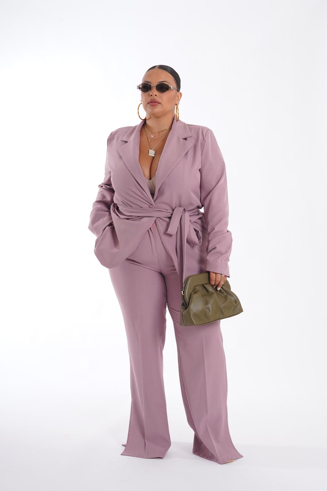 Daniela pastel pink suit