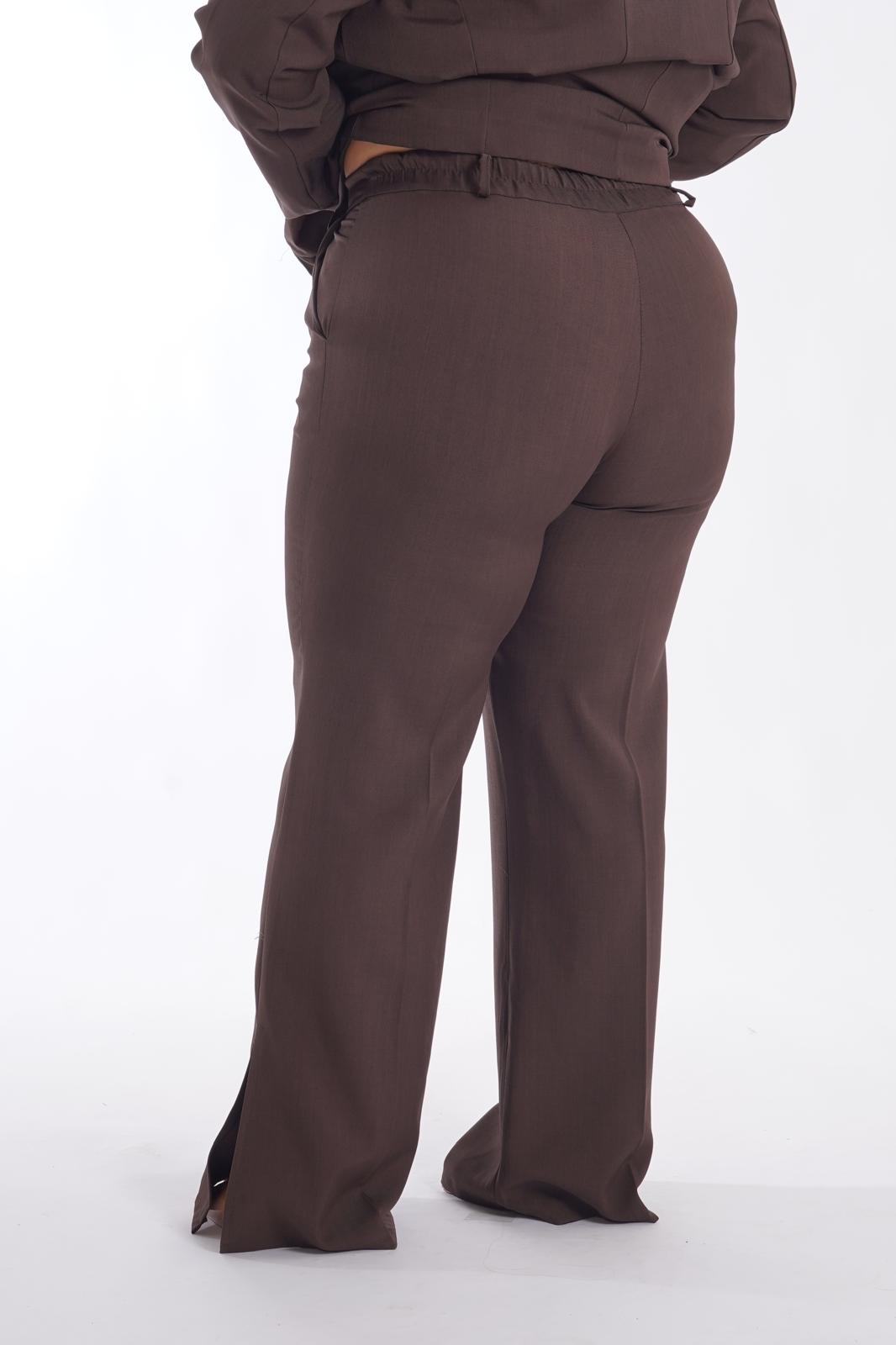 Tailleur Daniela marrone scuro