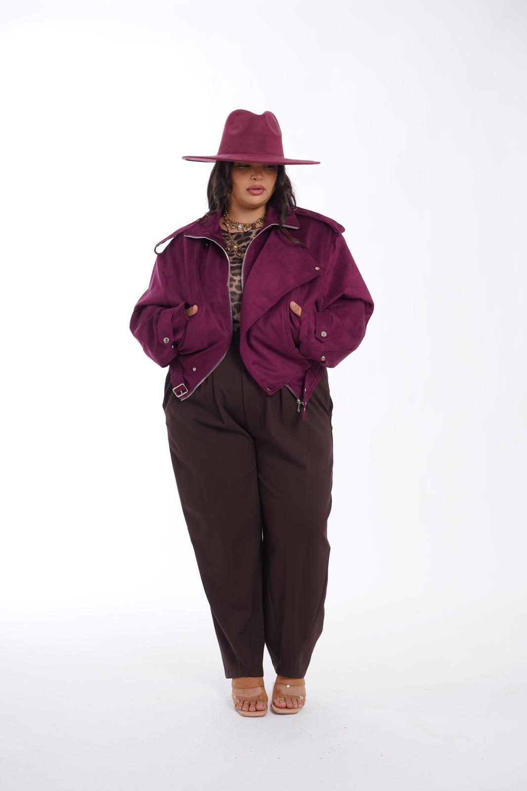 Giubbino Malibù prugna