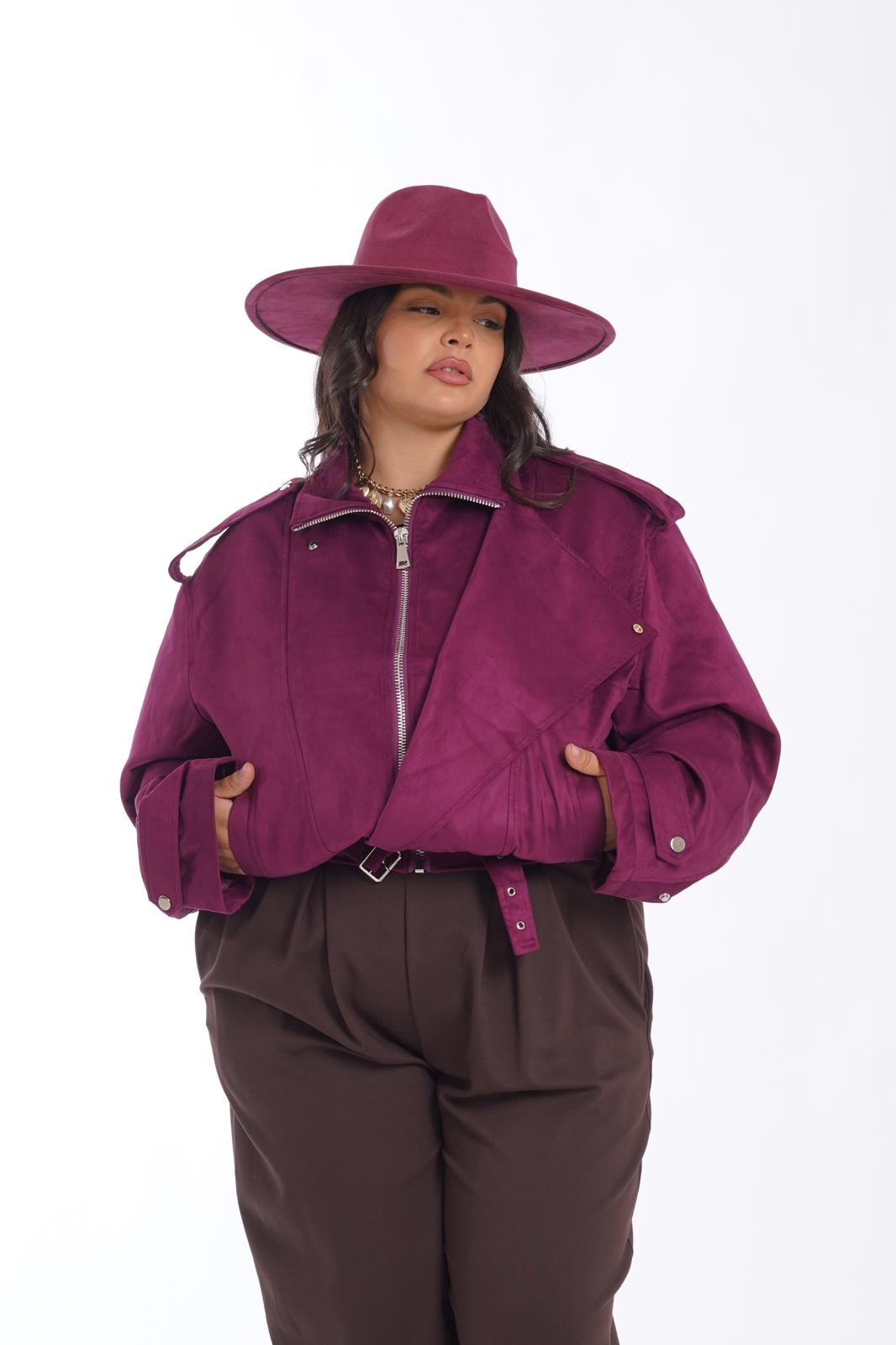 Giubbino Malibù prugna