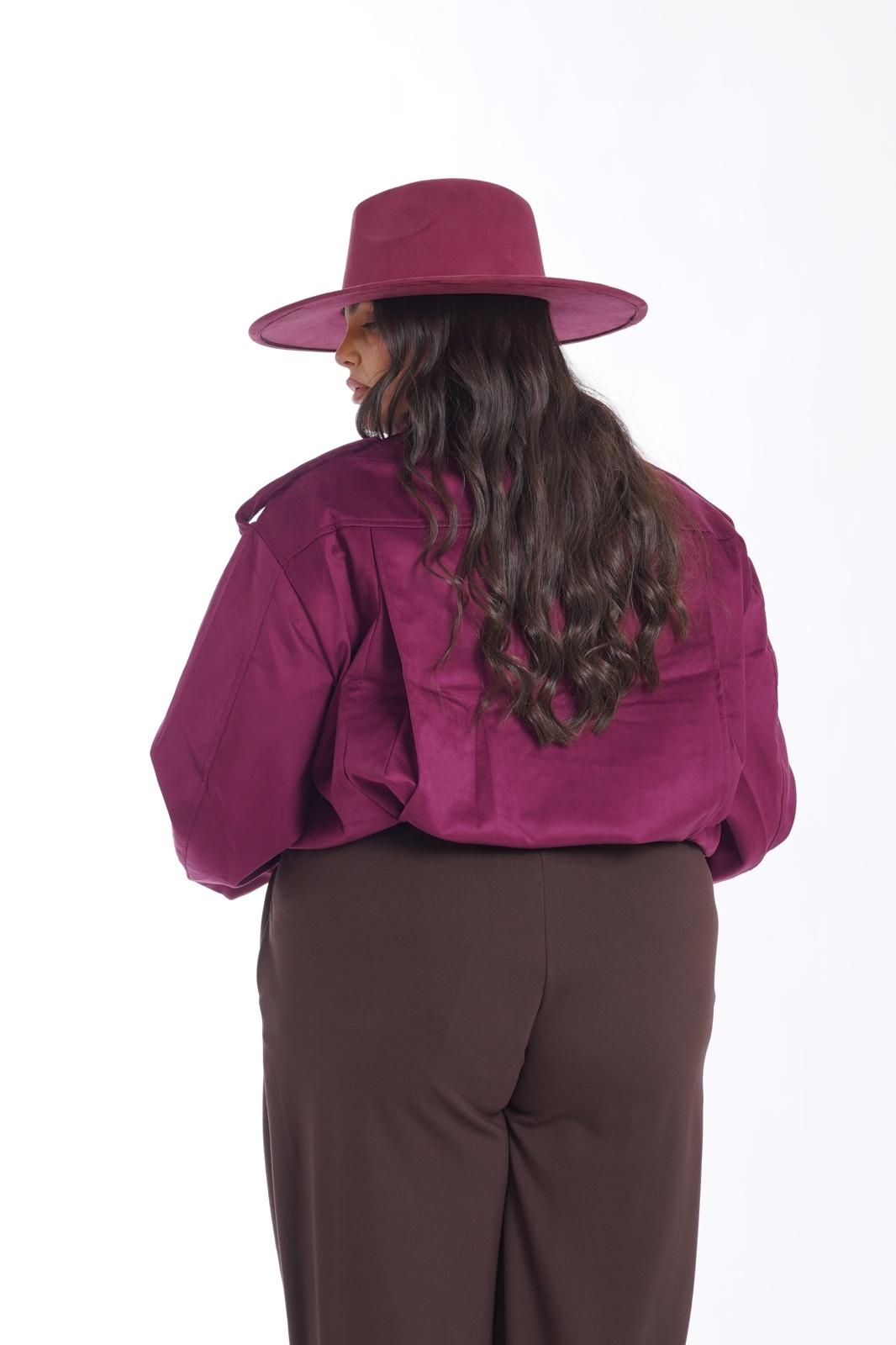 Giubbino Malibù prugna