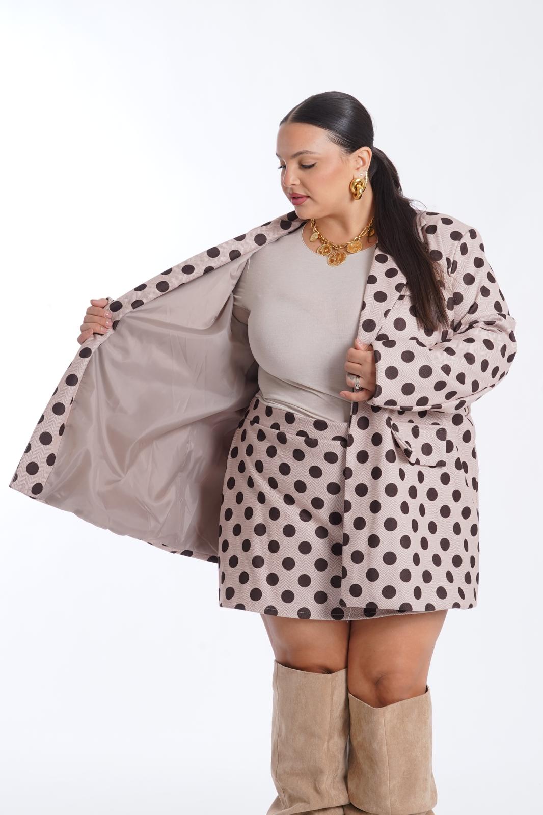 Giacca Pois Madame panna