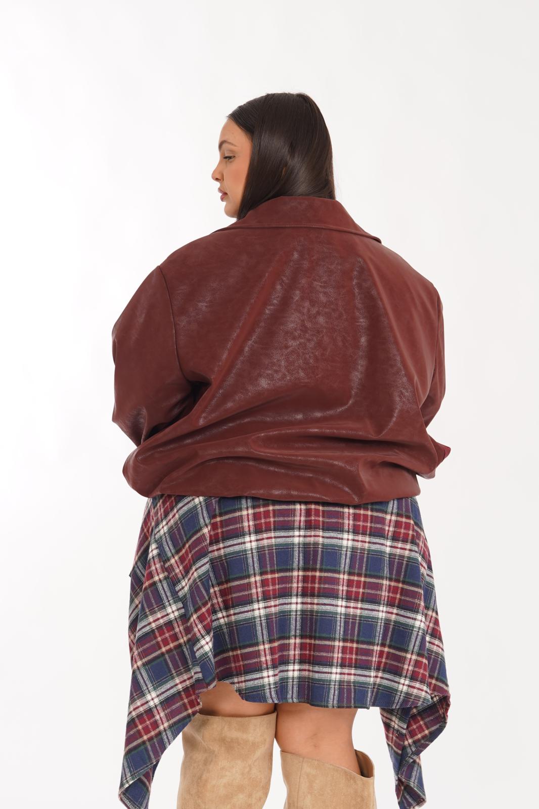 Bomber Delia bordeaux