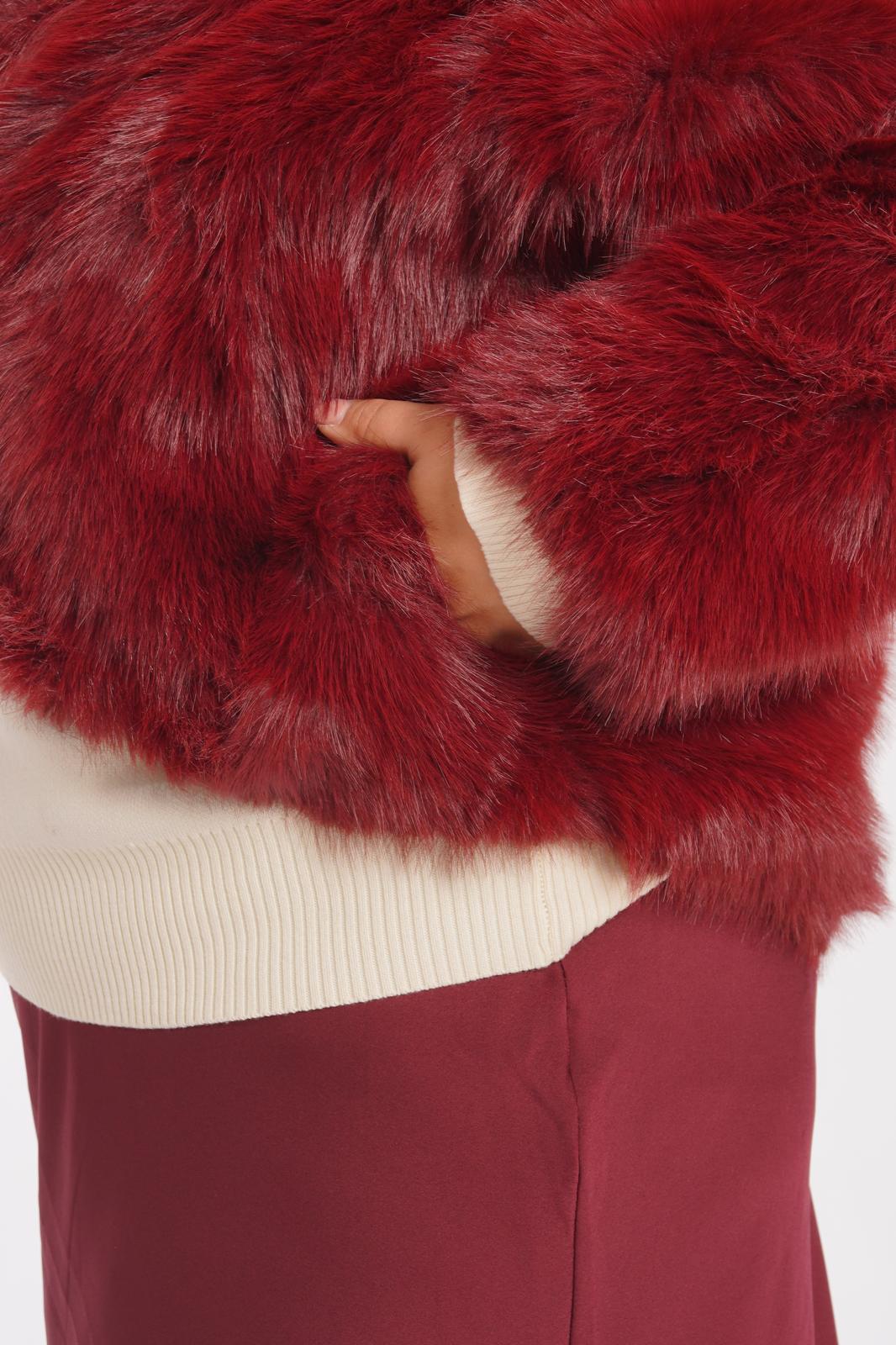 Pelliccia Snow bordeaux