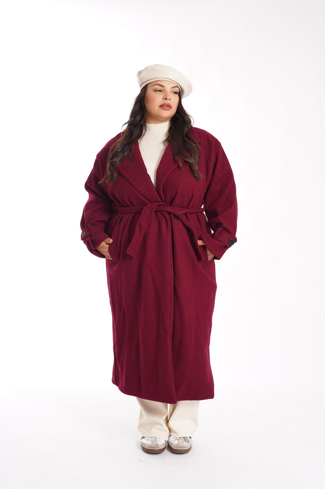 Cappotto Mayra bordeaux