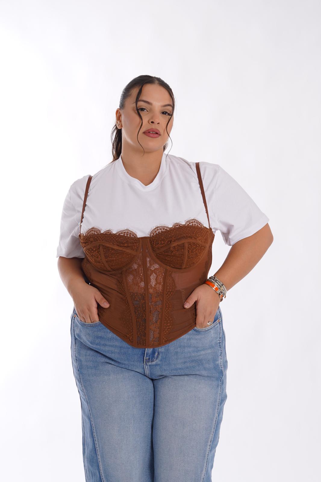 Corsetto Monique marrone