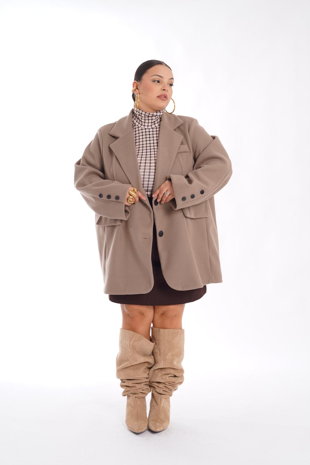 Giacca Coat tortora