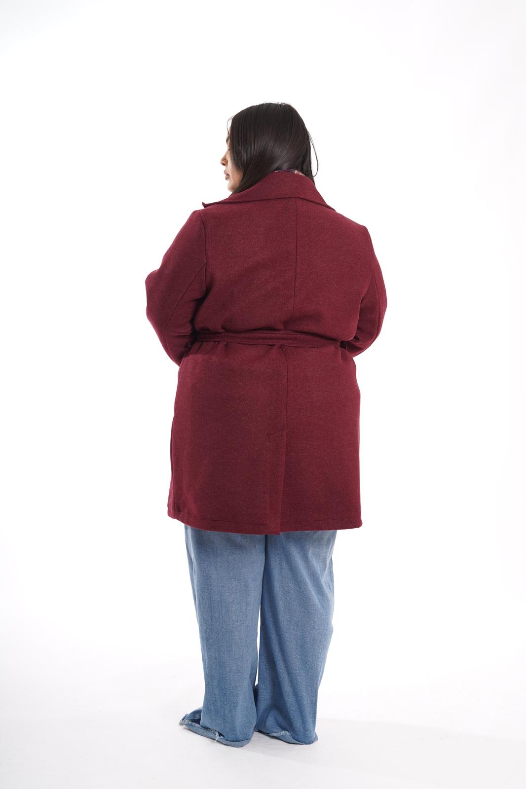 Cappotto Georgia bordeaux