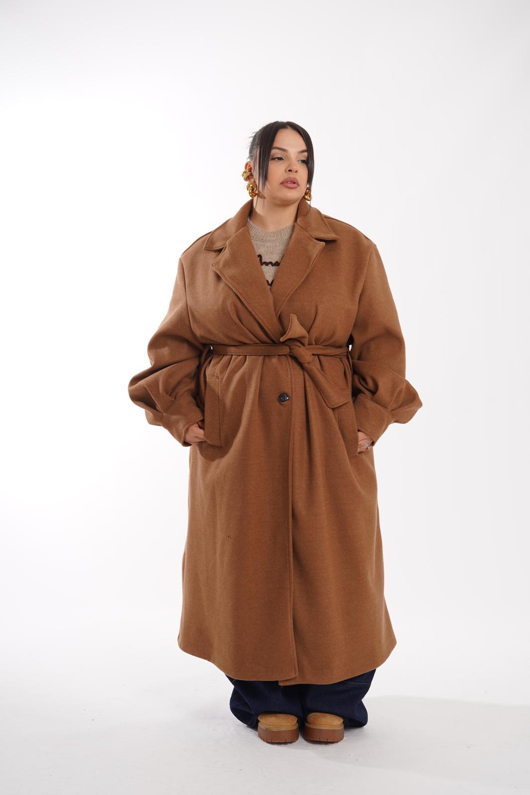 Cappotto Love Show cammello 312