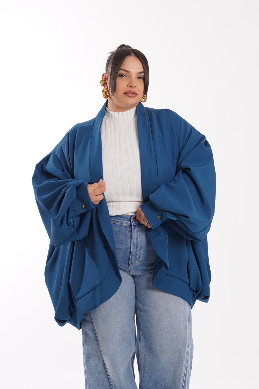 Giubbino Over Vinçent turchese