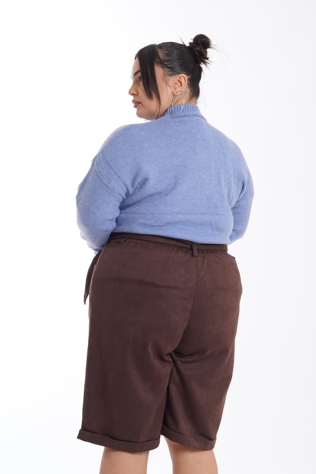 Bermuda Scamosciati Veronica marrone