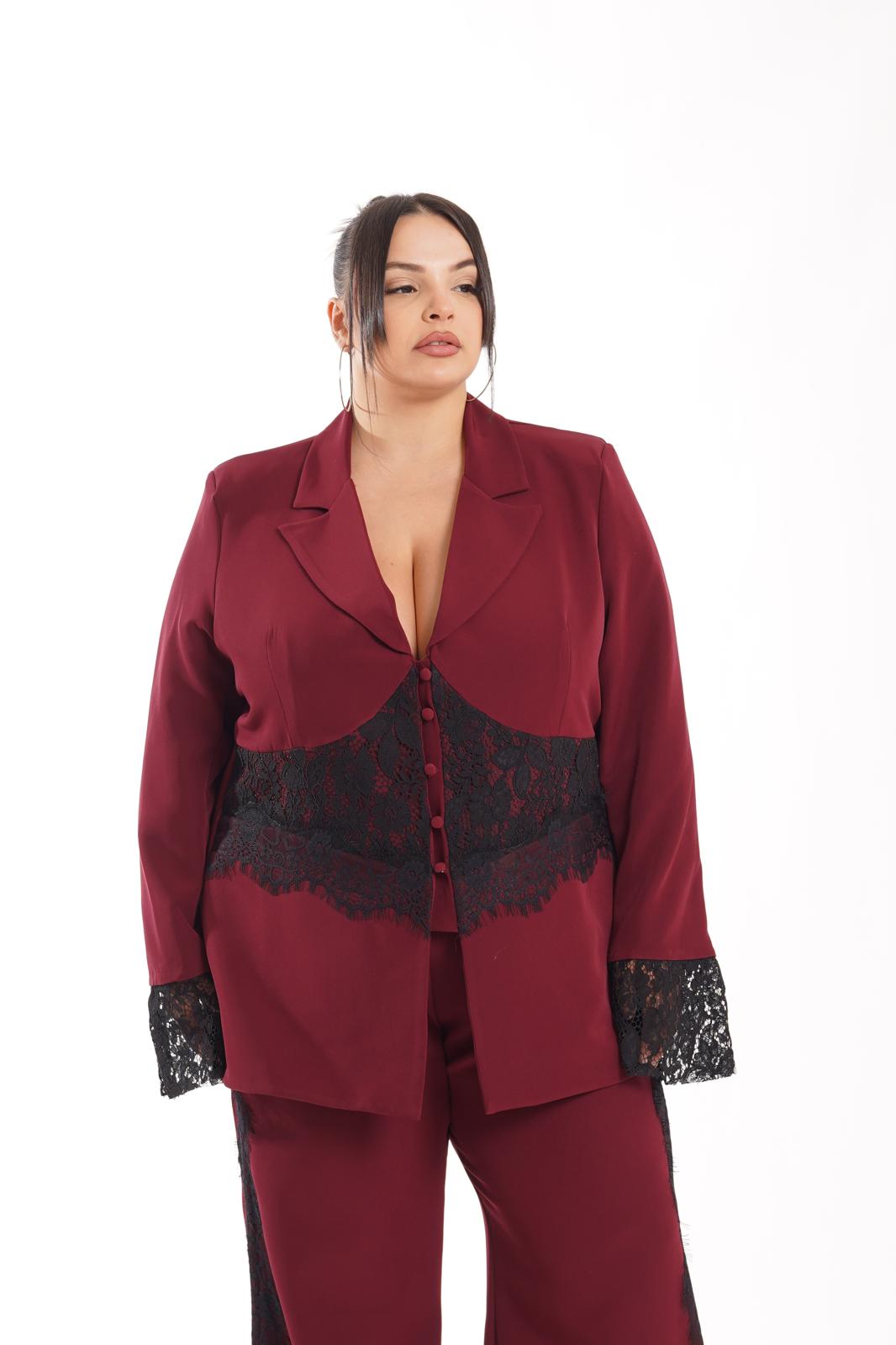 Giacca Chiara bordeaux