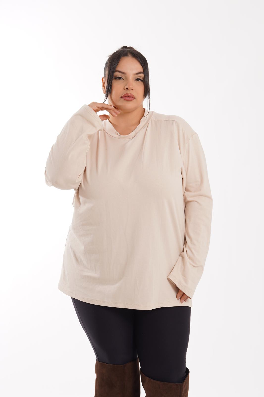Maglia Basic Frida beige