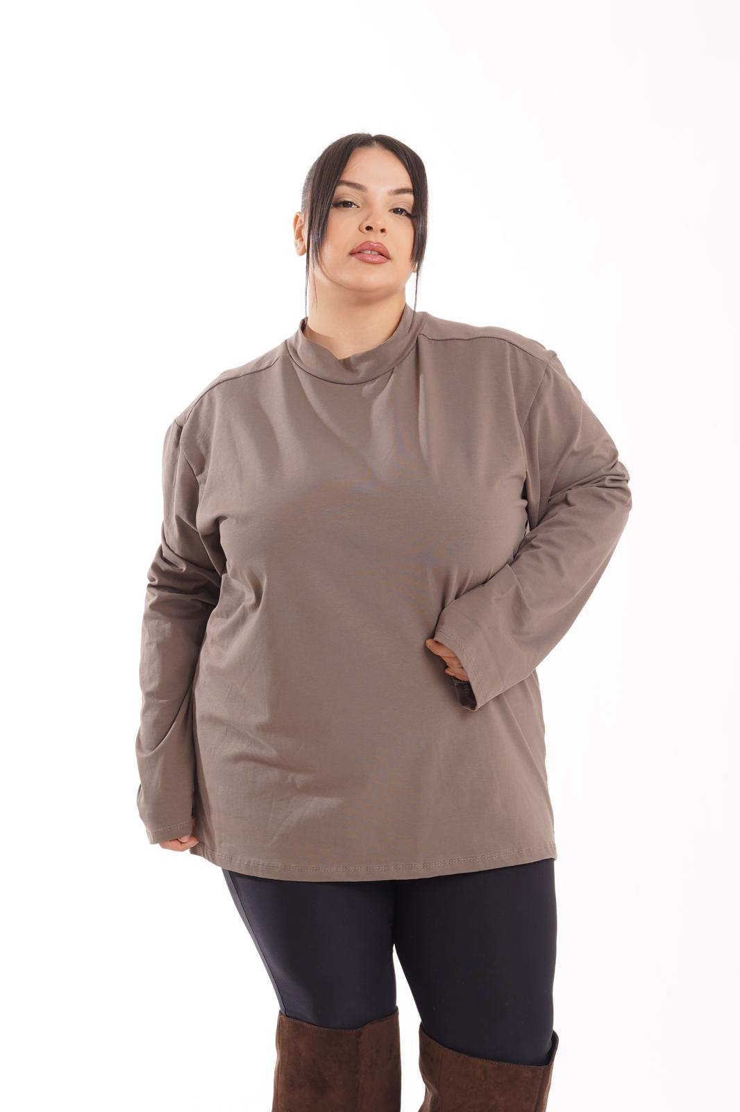 Maglia Basic Frida tortora
