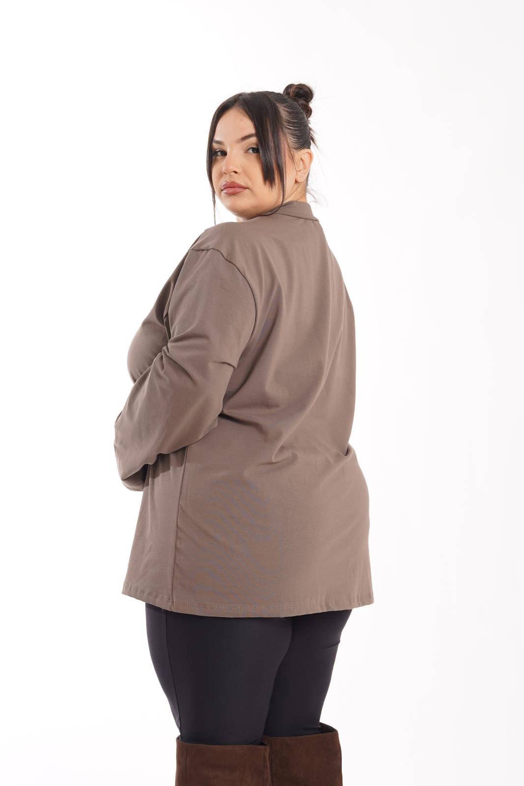 Maglia Basic Frida tortora