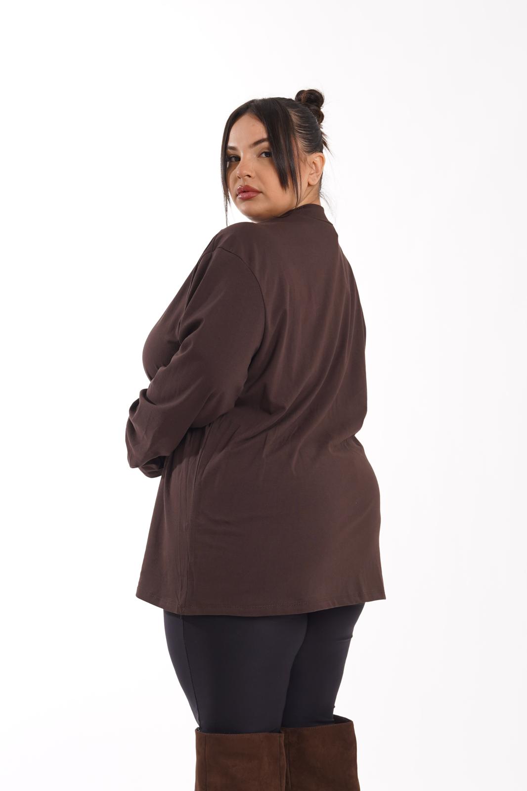 Maglia Basic Frida marrone