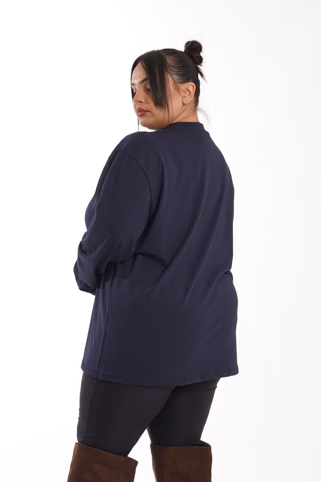 Maglia Basic Frida blu