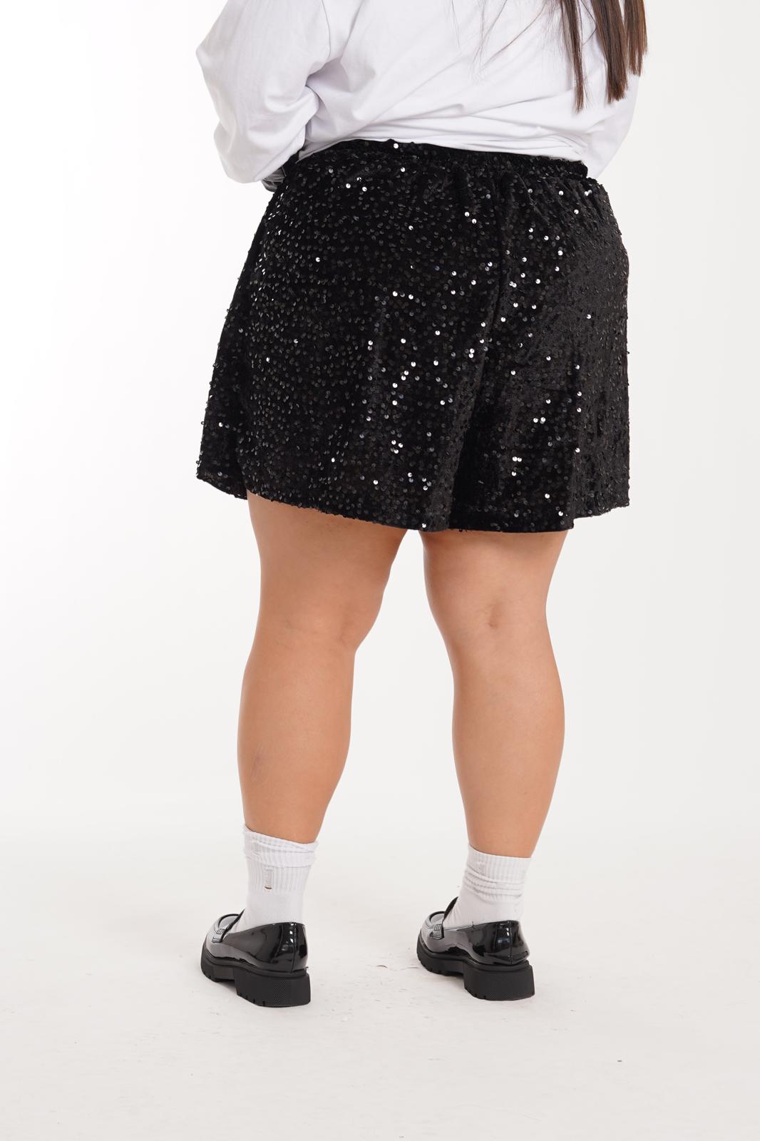 Pantagonna Paillette Amour nero