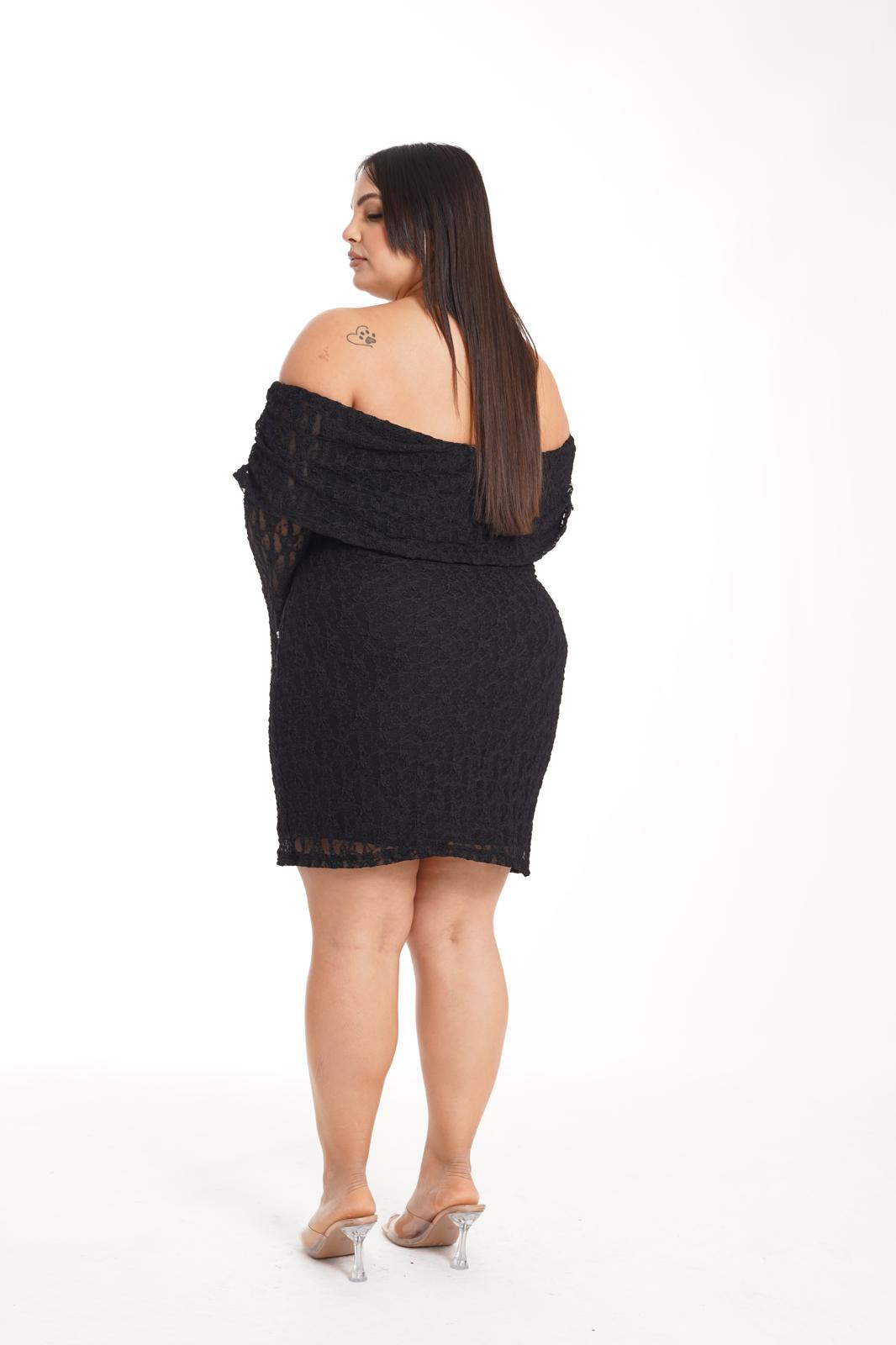 Dress Conny In Pizzo nero