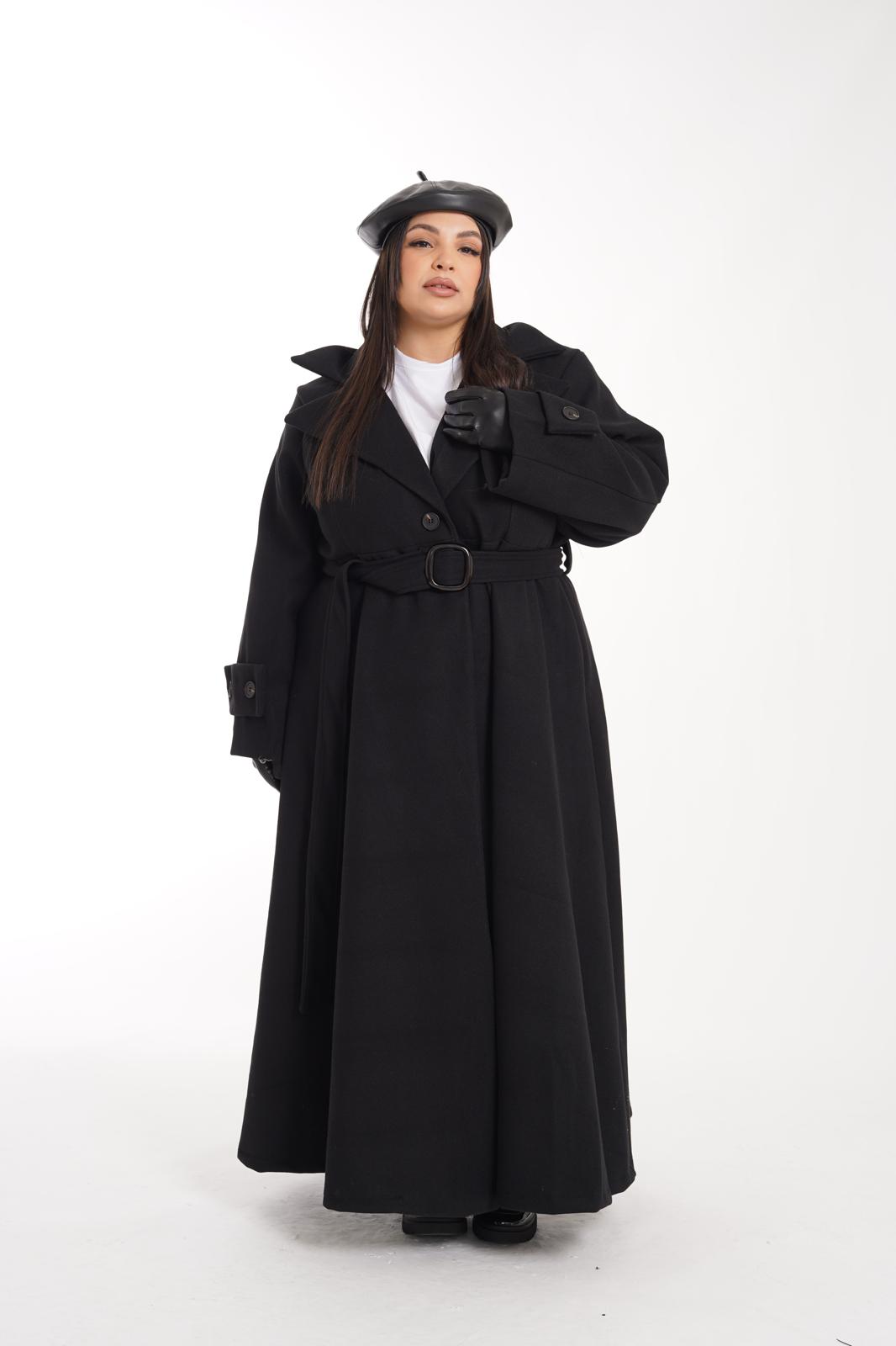 Cappotto a Campana nero